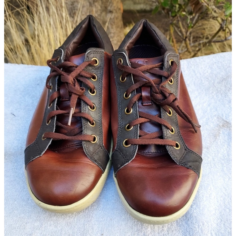 FootJoy Men's Size 8M Contour Casual Brown Golf Shoes Spikeless Leather # 54226